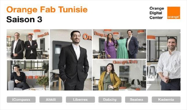 تم اختيار ستة شركات ناشئة جديدة للموسم الثالث من Orange Fab تونس