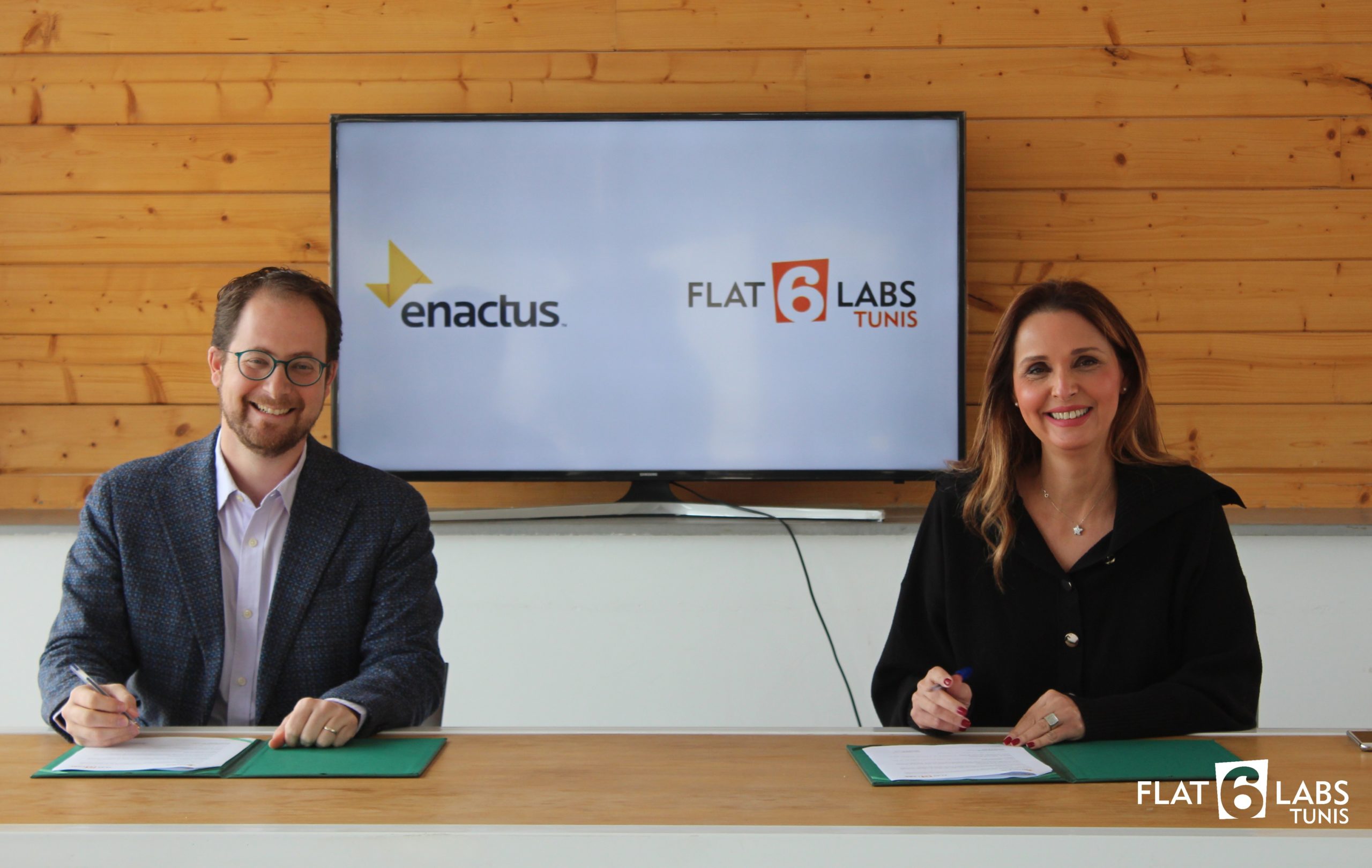 توقيع اتفاقية شراكة بين Flat6Labs Tunis و ENACTUS Tunisia