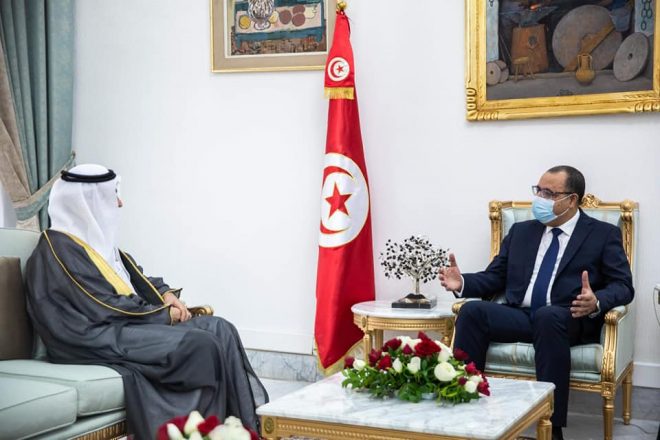 هشام المشيشي يستقبل السفير السعودي الجديد لدى تونس