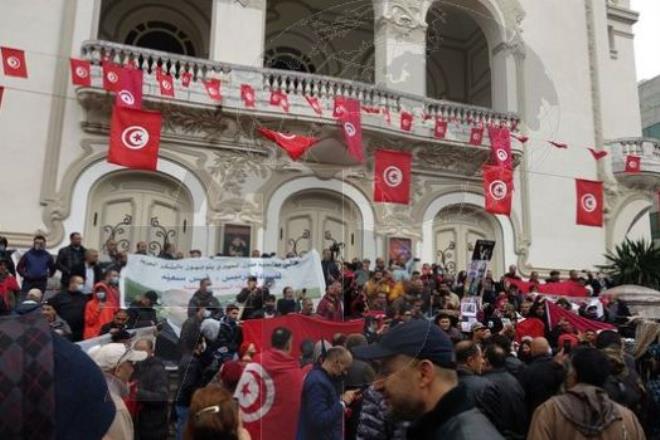 التجمع لمناصرة رئيس الجمهورية في تونس