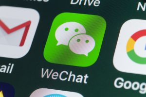 Eine der weniger privaten Chat-Apps: WeChat