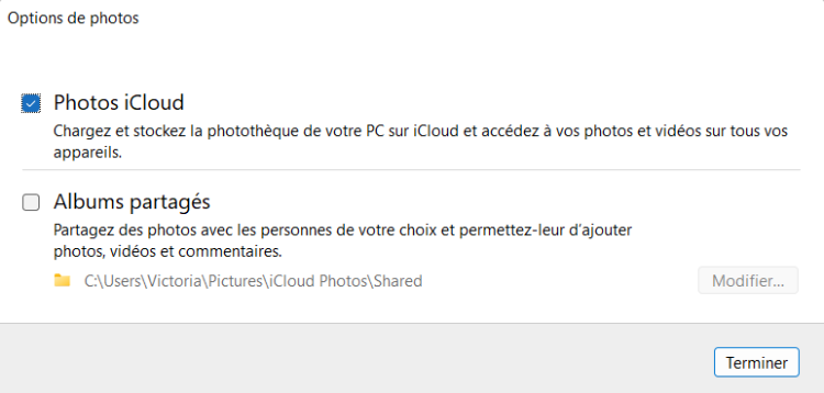 قم بتمكين صور iCloud في iCloud لـ Windows