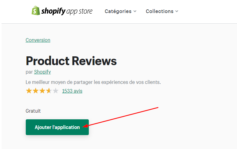أضف تطبيق Shopify