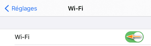 قم بتعطيل Wi-Fi على iPhone