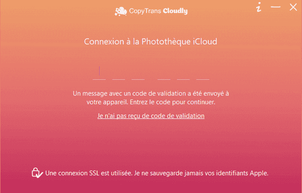 قم بتشغيل CopyTrans Cloudly لتحديث iCloud