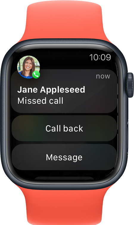 تعرض Apple Watch إشعارًا بالمكالمات الفائتة