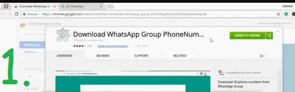 تصدير مجموعة جهات الاتصال من whatsapp 10