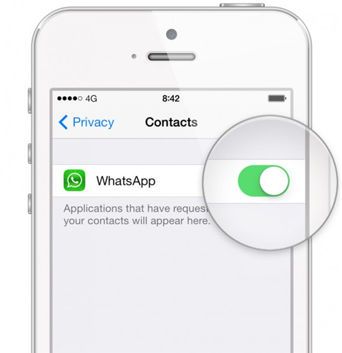 مزامنة جهات اتصال whatsapp