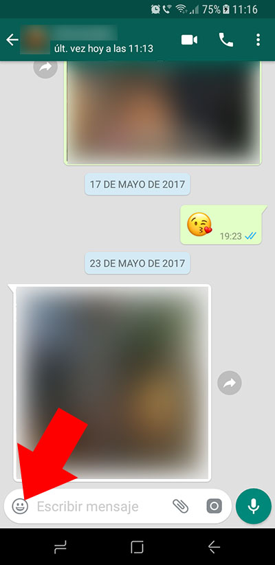 كيفية إرسال صور GIF متحركة على WhatsApp على Android - الصورة 1 - Professor-falken.com