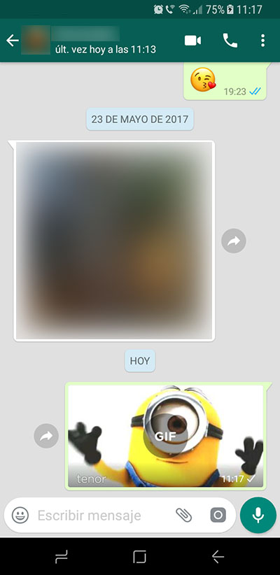 كيفية إرسال صور GIF متحركة على WhatsApp على Android - صورة 6 - Professor-falken.com