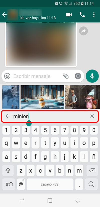 كيفية إرسال صور GIF متحركة على WhatsApp على Android - صورة 4 - Professor-falken.com