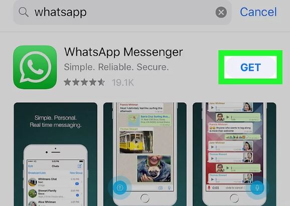 تثبيت whatsapp iphone