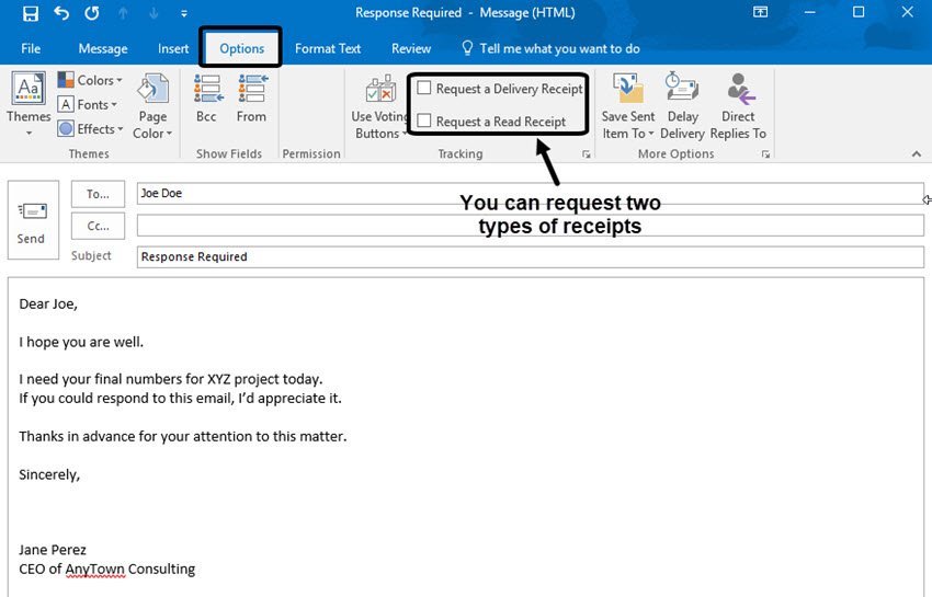 كيف تتحقق مما إذا تمت قراءة بريد إلكتروني من Outlook؟
