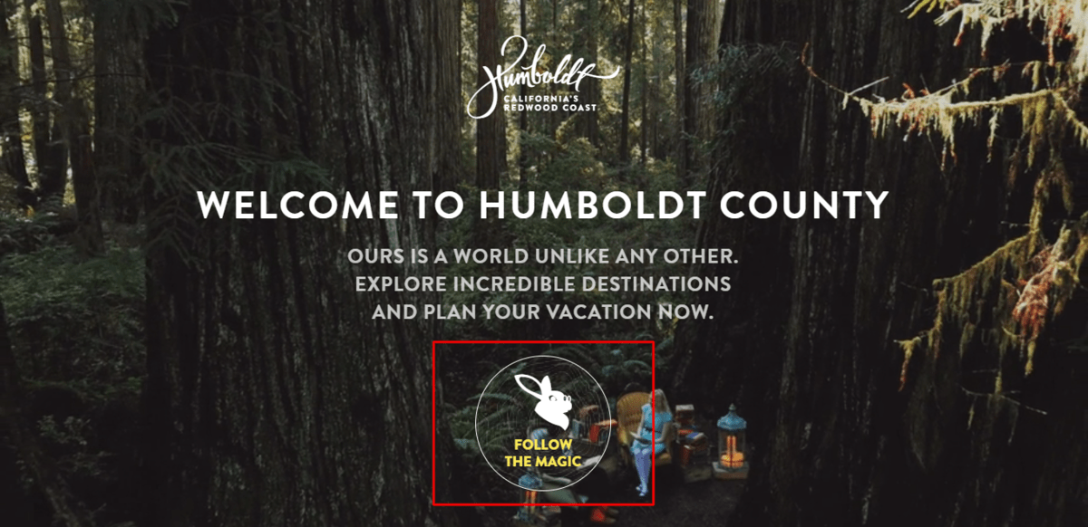 دعوة للعمل على موقع Humboldt Country على الويب