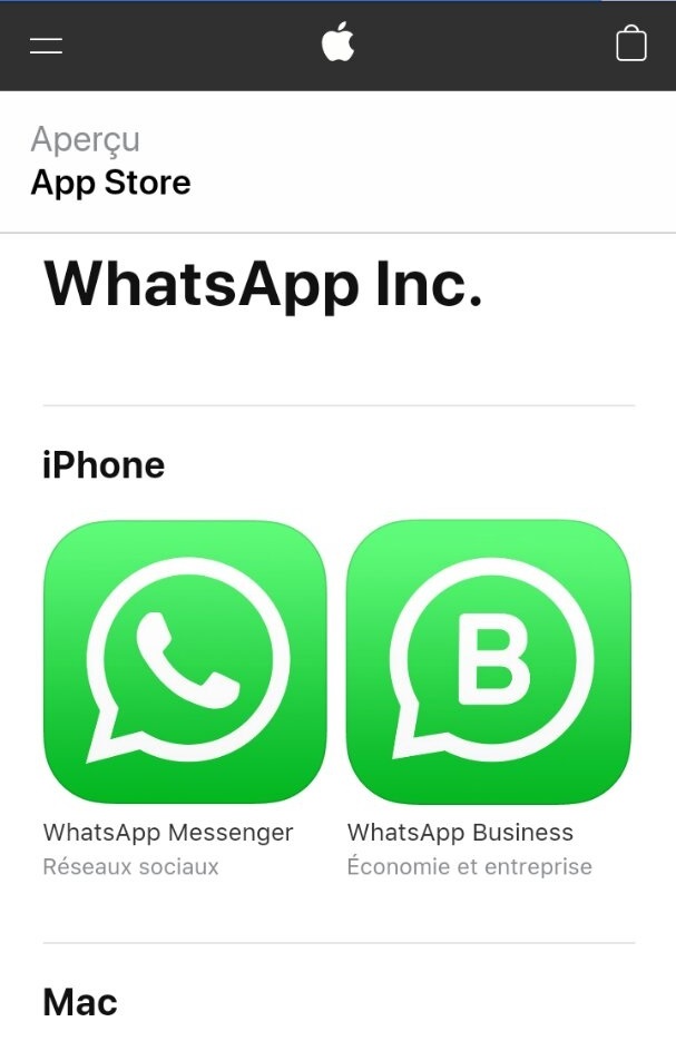قم بتنزيل Whatsapp من متجر التطبيقات