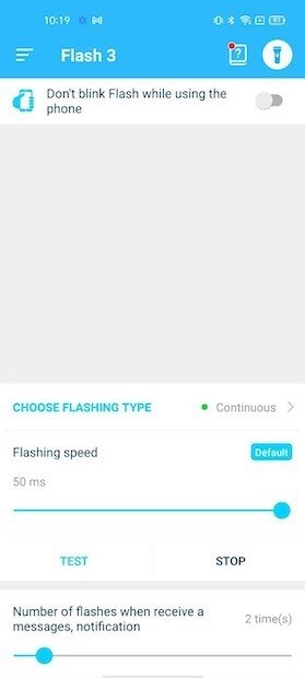 خيارات Flash 3 الأخرى