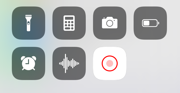 سجل شاشة iPhone / iPad في iOS 11