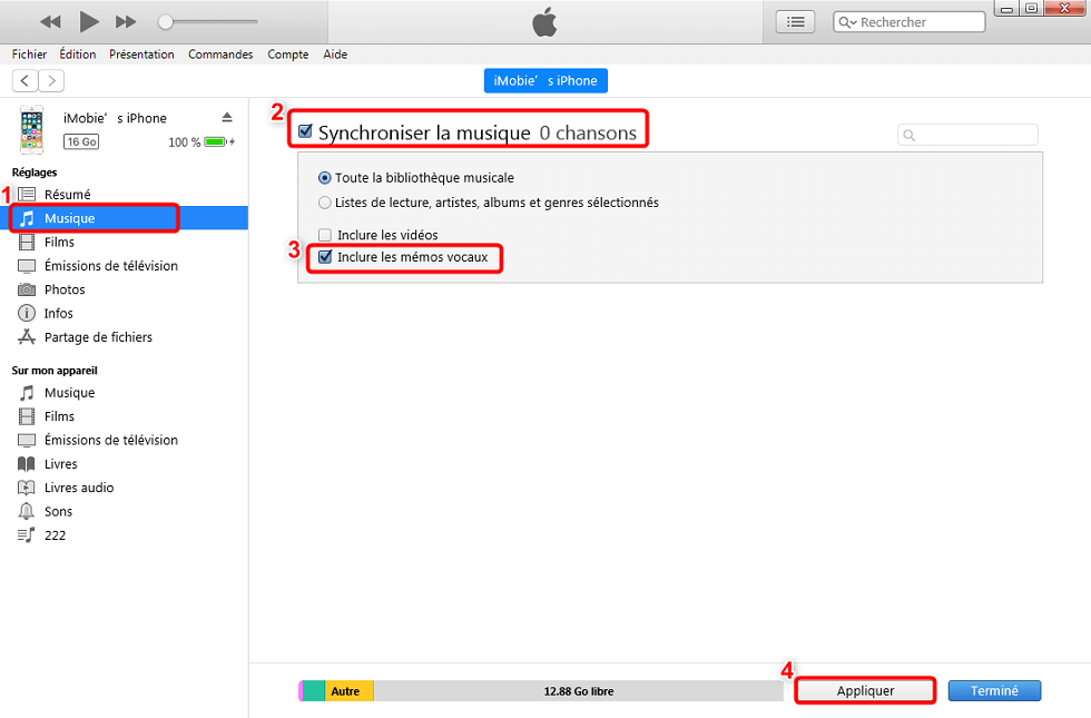 انقل المذكرة الصوتية من iPhone Dictaphone إلى الكمبيوتر الشخصي باستخدام iTunes