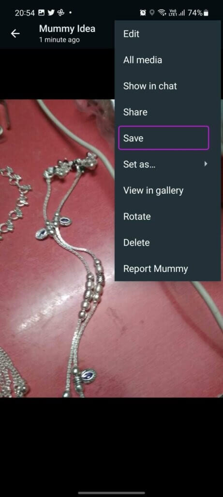 حفظ الصور في المعرض منع whatsapp من حفظ الصور 461x1024 1 - كيفية منع WhatsApp من حفظ الصور على iPhone و Android