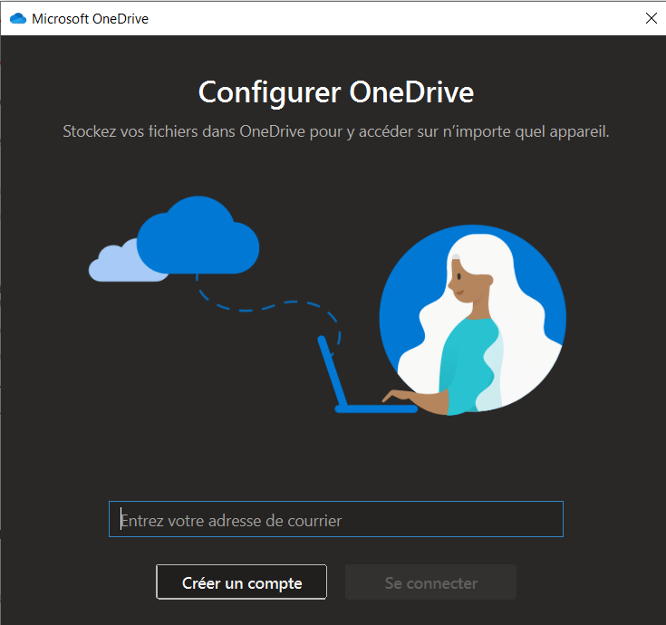 قم بتسجيل الدخول إلى Microsoft onedrive