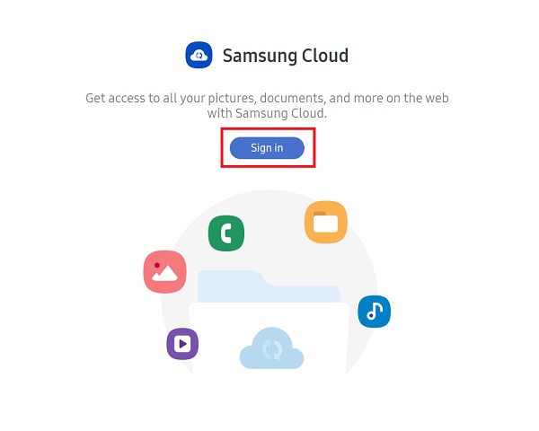 Samsung مع Samsung Cloud