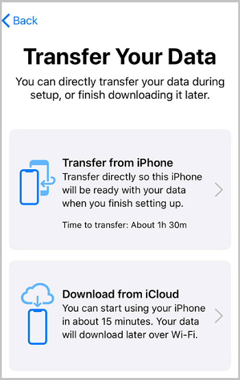 كيفية نقل البيانات من iPhone إلى iPhone باستخدام iPhone Migration 