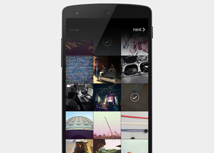 قم بتشغيل تطبيق معرض الصور على Android