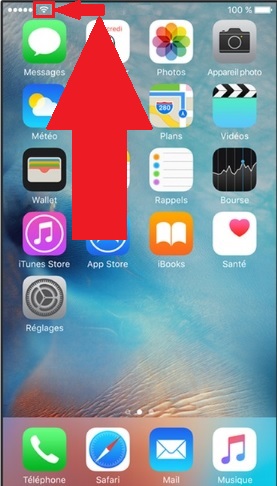 الرسائل القصيرة iMessages iPhone 6 6S plus SE wifi logo