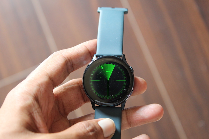 وجه ساعة الرادار على Galaxy Watch