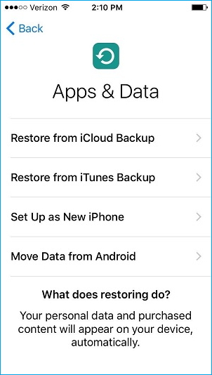 كيفية نقل البيانات من iPhone إلى iPhone باستخدام iCloud