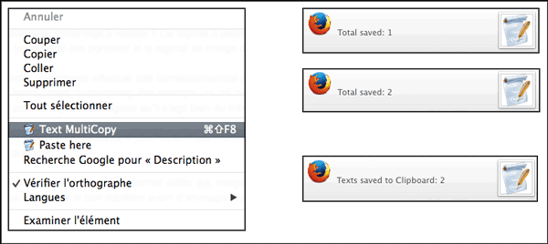 كيف يعمل Multicopy for Firefox
