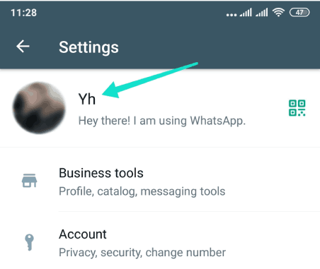 كيف أجد رقم WhatsApp الخاص بي