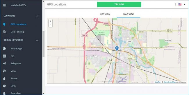 موقع mSpy GPS
