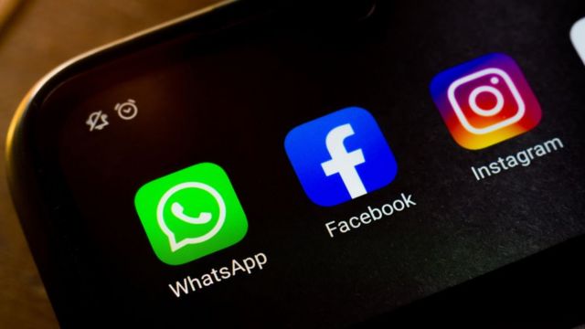 شعارات WhatsApp و Messenger و Instagram