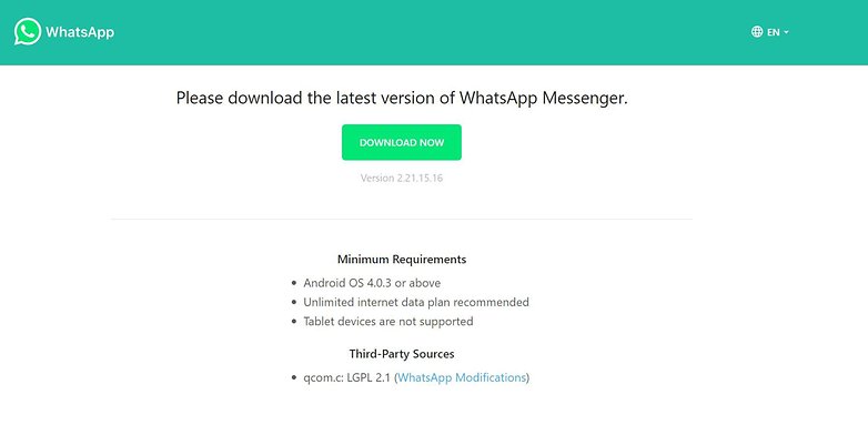 تحديث WhatsApp Android 03