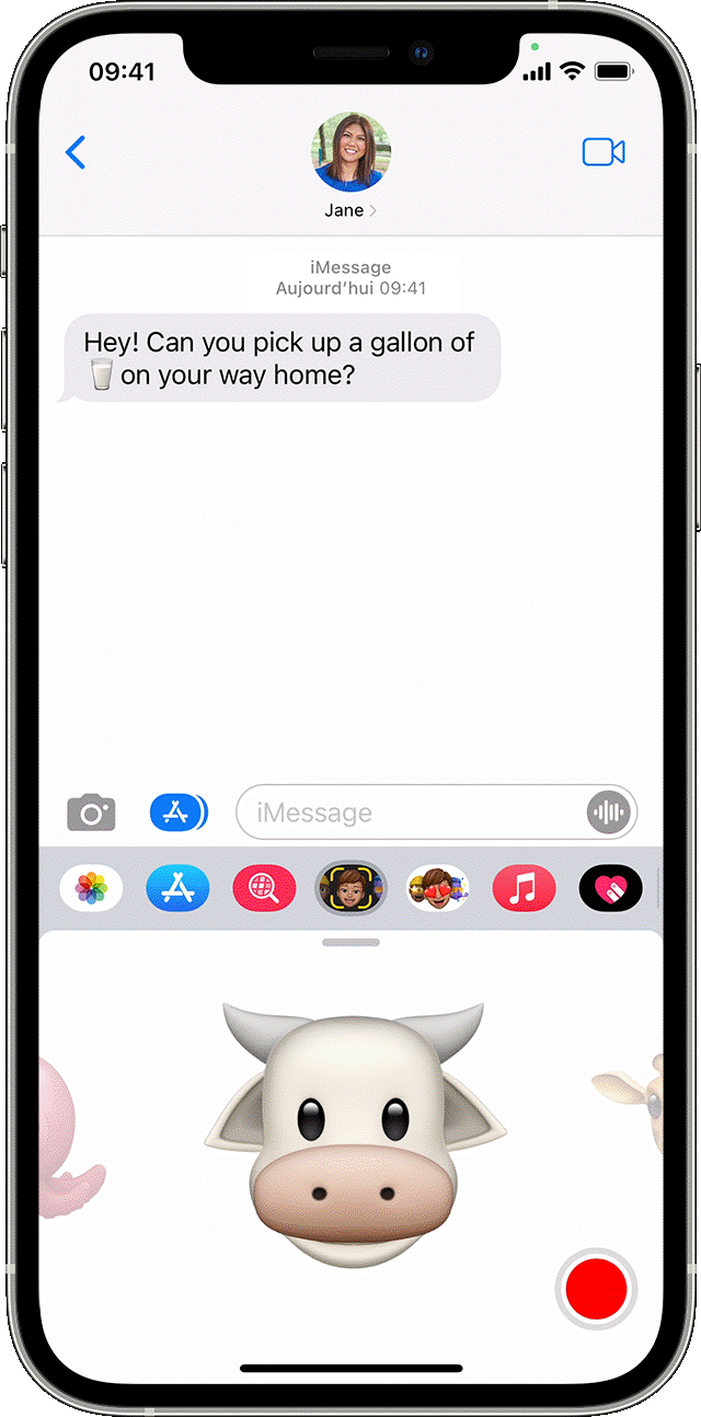 يوضح iPhone كيفية استخدام الرسوم المتحركة Memoji