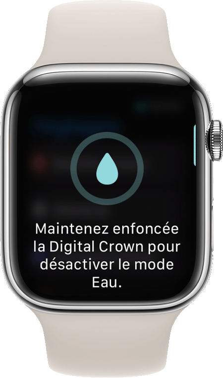 مطالبة بإيقاف تشغيل وضع الماء على شاشة Apple Watch